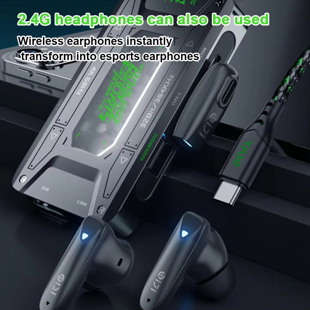 PIVA DS7 7-in-1 USB C Adapter Station Multiport Dongle Docking With HDMI 2 USB-A PD 100W USB-C Charging Port 3.5mm Ethernet Interface