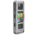 PIVA G71  7 in 1 Aluminum Alloy Office Docking Station Smart Screen Display Type-C to HDMI2.0 USB3.0 HUB PD100W Adapter